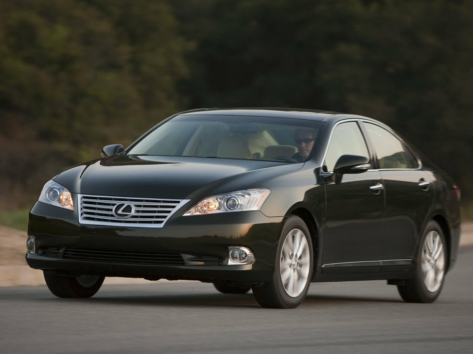 Коврики текстильные "Премиум+" для Lexus ES350 (седан / XV40) 2009 - 2012, черные, 4шт.