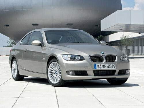 Коврики текстильные "Классик" для BMW 3-Series (купе / E92) 2006 - 2010, черные, 4шт.