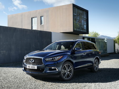 Коврики текстильные "Комфорт" для Infiniti QX60 (suv, гибрид) 2016 - Н.В., черные, 3шт.