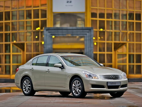 Коврики текстильные "Стандарт" для Infiniti G35 (седан / V36) 2006 - 2009, черные, 5шт.