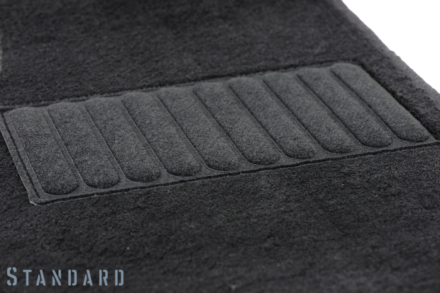 Коврики текстильные "Стандарт" для Mazda 6 (седан / GJ) 2015 - 2018, черные, 5шт.