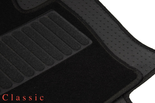 Коврики текстильные "Классик" для Honda CR-V (suv / RD5) 2001 - 2004, черные, 3шт.