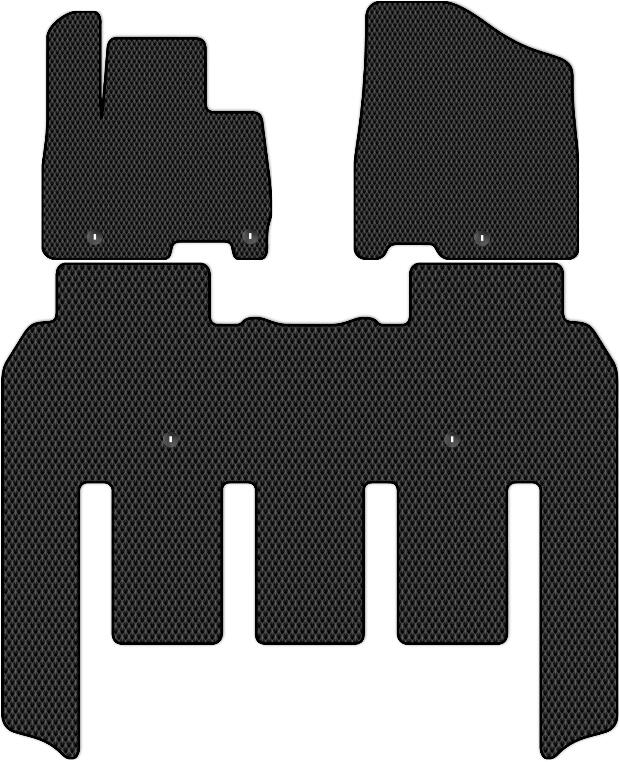 Коврики в багажник для Kia Carnival IV (минивэн / KA4/ 7 мест) 2020 - Н.В.