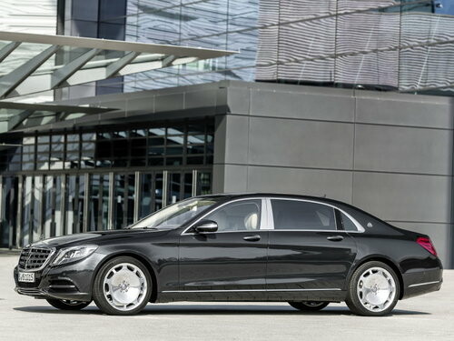 Коврики текстильные "Стандарт" для Mercedes-Benz S-Class VI (седан / X222 Maybach) 2014 - 2017, черные, 4шт.