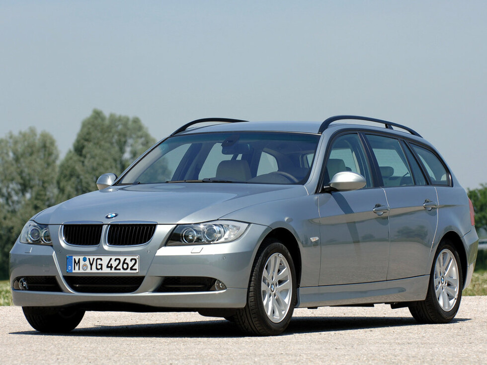 Коврики текстильные "Классик" для BMW 3-Series (универсал / E91) 2004 - 2008, темно-серые, 5шт.