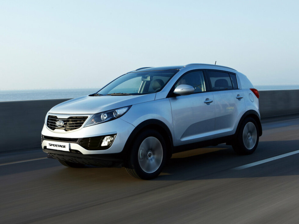 Коврики текстильные "Стандарт" для Kia Sportage III (suv / SL) 2010 - 2014, черные, 5шт.