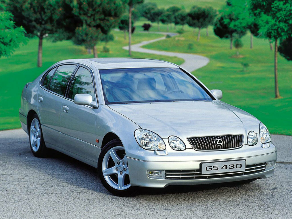 Коврики ЭВА "EVA сота" для Lexus GS430 (седан / S190) 2000 - 2004, черные, 4шт.